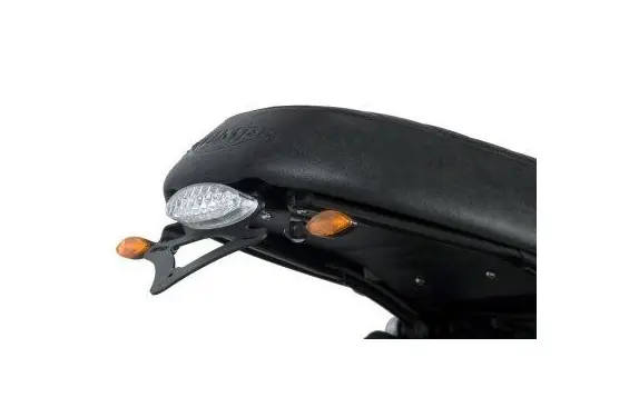 Commande En Gros Support de plaque R&G pour Triumph 865 Bonneville T100 (06-12) - LP0123BK