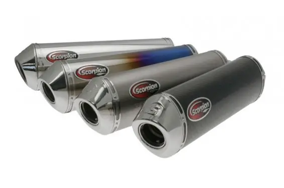Vente Directe Silencieux Scorpion Factory ovale Carbone Honda 125 Varadero (01-06)