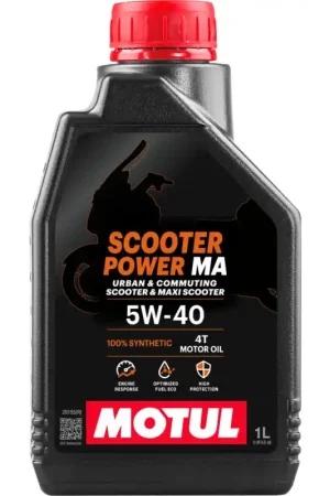 Top Vente Huile Motul Scooter Power 4T 5W40 1 litre