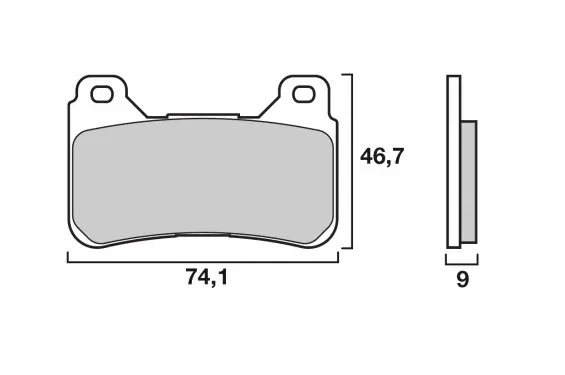 Vente Directe Plaquette de frein Racing Avant Brenta FT5116 - Carbone Céramique Piste