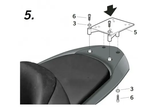 Support Top cas Shad MAJESTY 400 (04-13) Prix Cassé