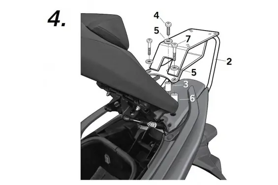 Soldes Support Top Case Shad T-MAX 530 (12-16)