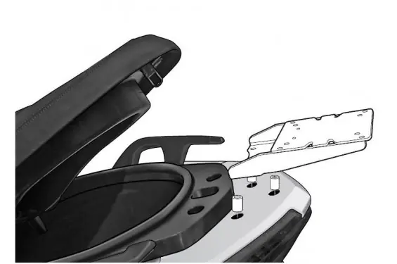Support Top Case Shad Yamaha X-Max 125 i (14-16) 250 et 400 (13-17) Commander Vite