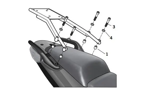 Vente Flash Support Top Case Shad CBF1000 F (10-13)