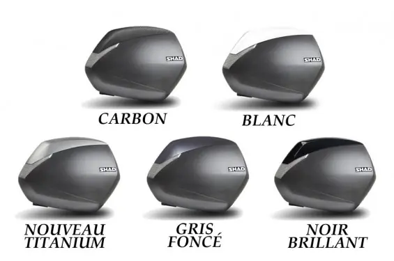 Dernier Modèle Valises Latérales Moto Shad SH36 + Capot Carbone Offert