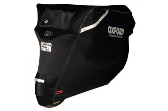 Acheter Direct Housse Moto Oxford Stretch Protex Outdoor Noire Taille M
