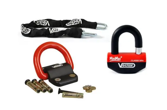 Pack Antivol SRA Chaine 1.30m + MinimaxPlus + Compac Blok Achat Immédiat