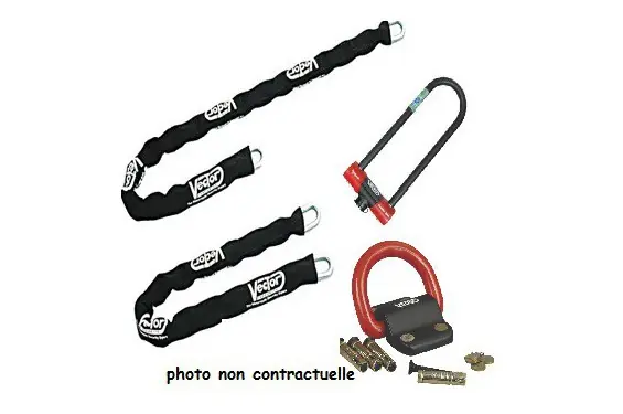 Offre Spéciale Pack Antivol Chaine 1.30m + SuperMax MC XXL + Compac Blok