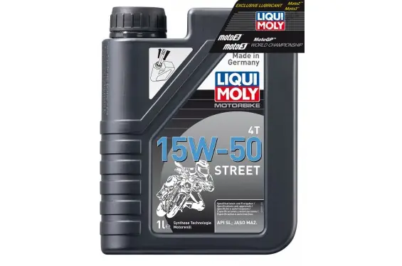Produit De Marque Huile Moto LIQUI MOLY 15W50 Motorbike Street Semi-Synthèse 1 Litre