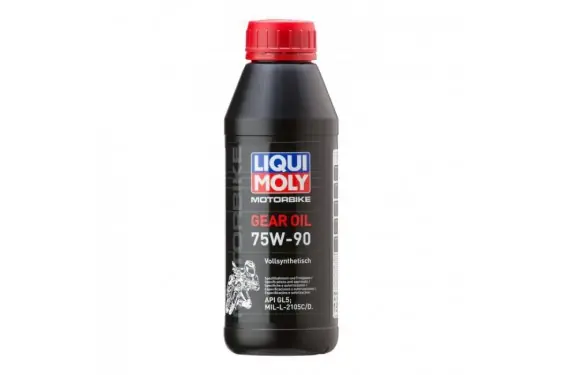 Offre Spéciale Huile de Boite LIQUI MOLY Motorbike GEAR OIL SAE 75 W-90 Full Synthetic 0.5L