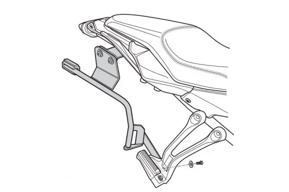 Support de Valise Shad 3P System pour Tracer 700 (16-20) Solde