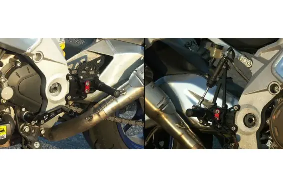 Commande reculées moto LSL 2Slide pour Aprilia RSV1000RR, Tuono (04-11) Promotion Saisonnière