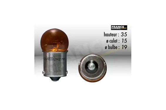Vente Directe Ampoule Graisseur Clignotant Orange 12V-10W RING pour Moto-Quad-Scooter