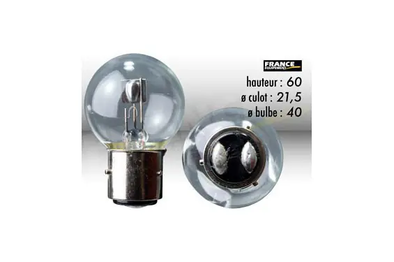 Vente Flash Ampoule Phare 12V-40/45W BA21D RING pour Moto-Quad-Scooter