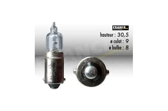 Acheter Direct Ampoule Temoin 12V-20W BA9S RING pour Moto-Quad-Scooter
