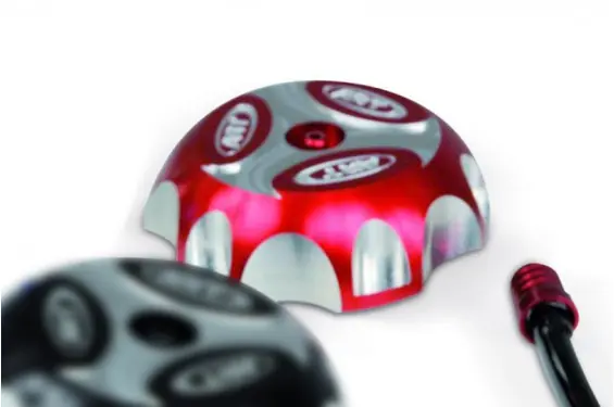 Bouchon de Réservoir Alu Rouge ART pour Quad Honda TRX 400 / 450 (99-14) Promotion Saisonnière