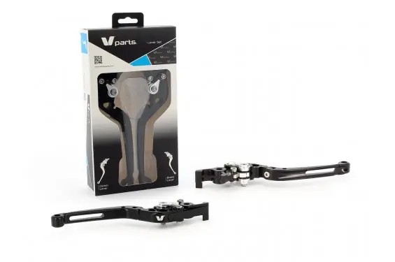 Commander Vite Paire de Leviers Moto Repliable Taillé Masse pour Suzuki SV 650 N / S (99-09)
