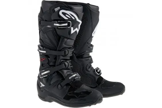 Bottes Moto Cross ALPINESTARS TECH 7 Noir Satisfait Ou Remboursé