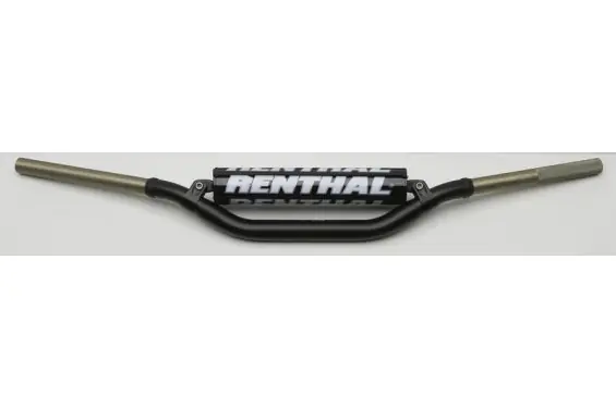 Guidon Moto Noir RENTHAL TwinWall Haut Ø 28.6mm Replica Ricky Carmichael Soldes