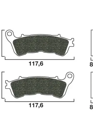 Vente Directe Plaquette de frein Avant Brembo 07HO57LA - Métal Fritté Route