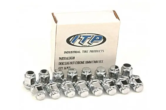 Vente Directe Écrou de roue Plat 12/17mm pour Jante Quad (Boîte de 16 Pcs)