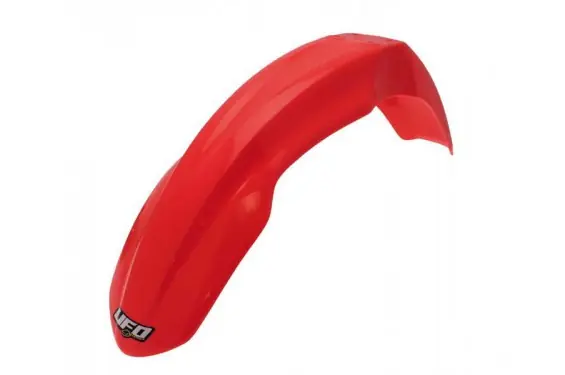 Garde Boue Avant Rouge UFO Moto pour Honda CR125/250R (04-07) CRF250 R (04-09) CRF250X (04-13) Commander Vite