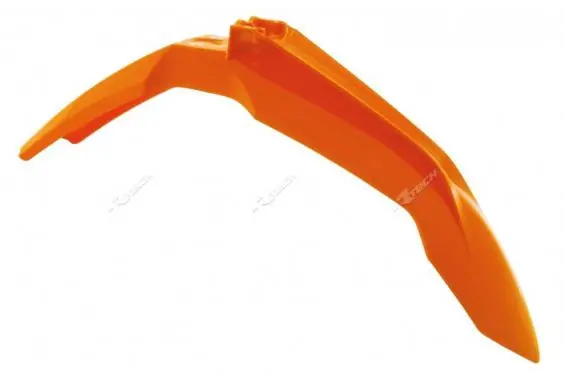 Vente Directe Garde Boue Avant Orange RaceTech Moto pour KTM SX125 (13-15) SX150 (13-15) SX250 (13-15) - R-PAKTMAR0013