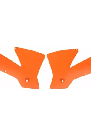 Acheter En Ligne Ouies de Radiateur UFO Orange Moto pour KTM SX125 (01-04) SX200 (01-04) SX250 (01-04) - KT03065