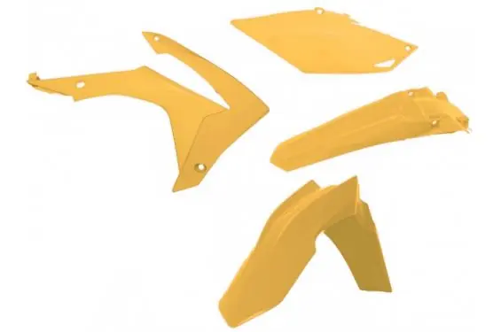 Achat Immédiat Kit Plastique RaceTech pour Moto Honda CRF450 R (05-06) - Jaune
