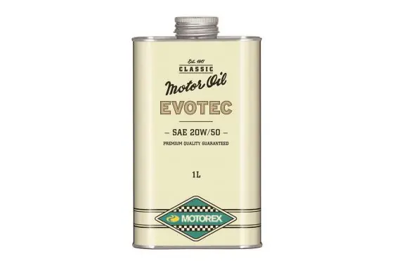 Nouveauté Huile Motorex Evotec Vintage 20W50 1 Litre