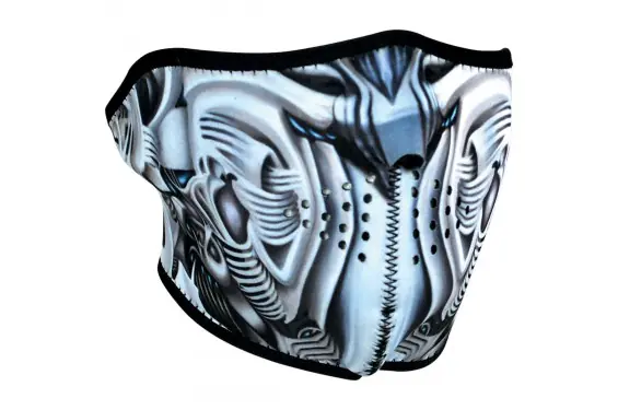 1/2 Masque Facial Néoprène ZANHEADGEAR Biomechanical Moto - Quad - Scooter Offre Limitée
