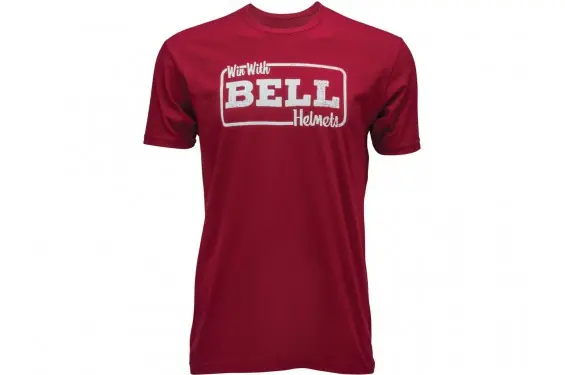T-Shirt Homme BELL "WIN WITH BELL TEE CARDINAL" Rouge 2021 Meilleure Vente