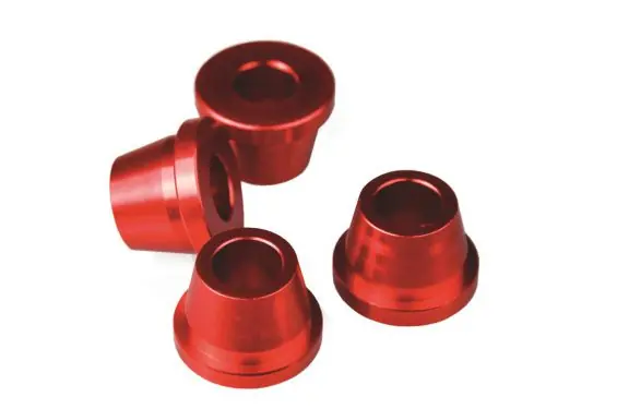 Entretoise de pontet Alu Scar Rouge pour Suzuki RM125 (05-09) RM250 (02-09) Quantité Limitée