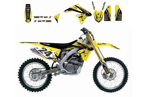 Kit Déco Suzuki Rockstar Energy Drink pour RM125 (01-09) RM250 (01-09) Meilleur Choix