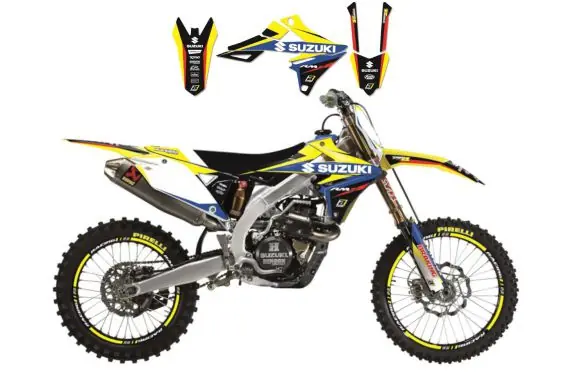 Kit Déco Suzuki Dream Graphic 4 pour RM-Z250 (19-20) RM-Z450 (18-20) Prix Réduit