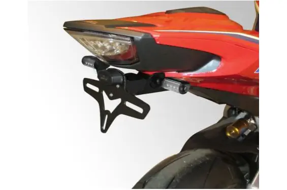 Jusqu'à Épuisement Des Stocks Support de Plaque R&G pour Honda CBR 1000 RR / SP (17-19) CBR 1000 RR-R (20-21) - LP0220BK