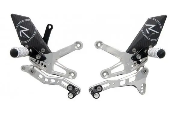 Commande Reculée LighTech "R Version Silver" pour RSV4 (09-18) Tuono V4 (11-18) Jusqu'à Épuisement Des Stocks