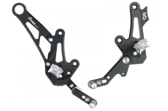 Commande Reculée LighTech (repose pied repliable) pour Diavel 1200 (11-18) Bon Plan
