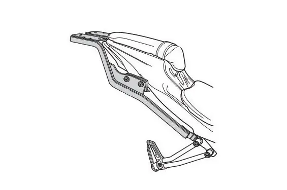 Support Top Case Shad pour GSX-S 125 (17-24) GSX-R 125 (17-24) Vente Flash