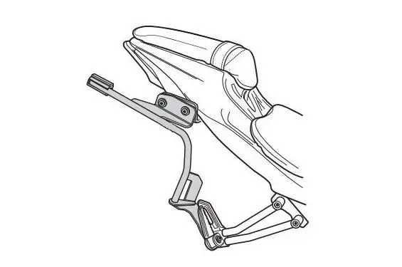 Support de Valise Shad 3P System pour GSX-S 125 (17-24) Pas Cher