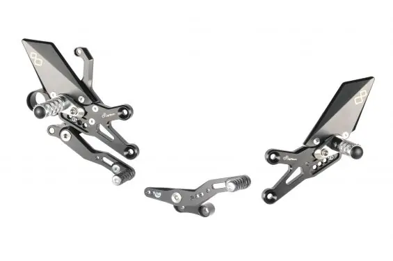 Commande Reculée LighTech (repose pied repliable) pour CBR 1000 RR (08-19) Haute Qualité