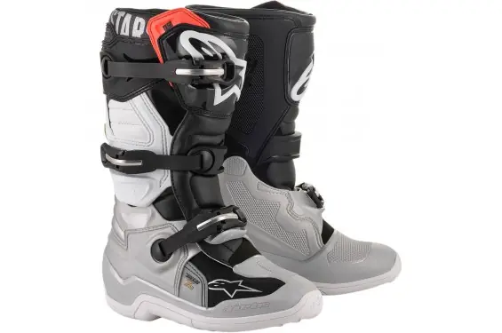 Bottes Moto Cross Enfant ALPINESTARS TECH 7 S Noir - Gris Top Vente