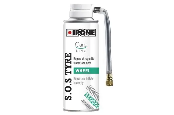 Bombe Anti-Crevaison Pneu moto, IPONE SOS TYRE - 200ml Solde