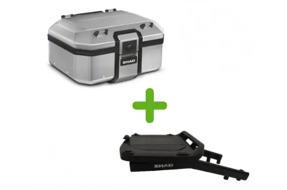 Certifié Pack Shad Top Case Alu Terra + Support pour R1200 GS (13-19) R1250 GS (19-24)
