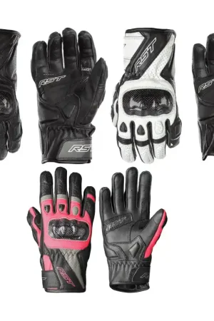 Gants Moto Femme Cuir - Textile RST Stunt 3 CE Marque