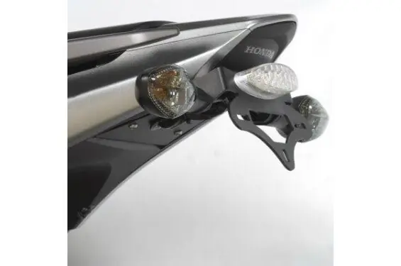 Authentique Support de plaque Scooter R&G pour Honda 700 Integra (12-14) 750 Integra (16-18) - LP0114BK