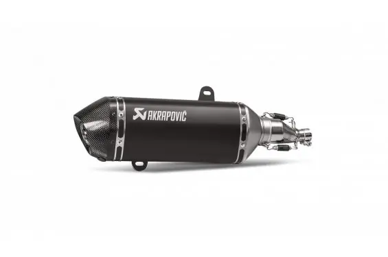 Silencieux Akrapovic Inox Noir Homologué GTS Super 125 (17-20) S-VE125SO1-HZBL Dernière Chance