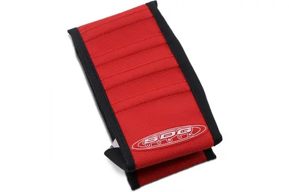 Housse de Selle 9 Pleat Gripper Rouge pour CRF 450 RX (21-22) Retour Gratuit