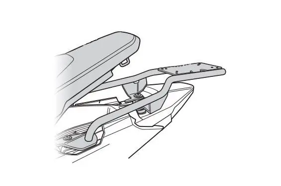 Bon Marché Support Top Case Shad pour Honda Forza 750 (21-25)