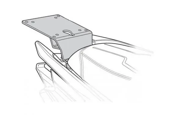 Petit Prix Support Top Case Shad pour SYM Cruisym 125i (18-21)